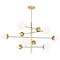 Cwi Lighting Compass 10 Light Chandelier With Medallion Gold Finish 1226P38-10-169 - alternate 1
